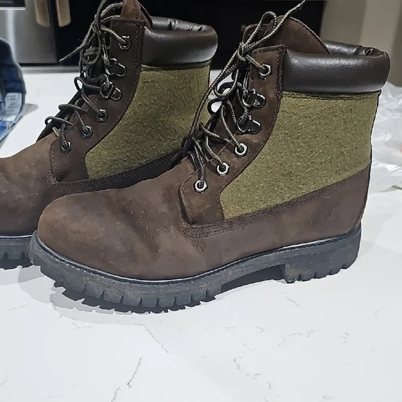 Timberland | Shoes | Timberland Mens Brown And Green Boots  display picture 3